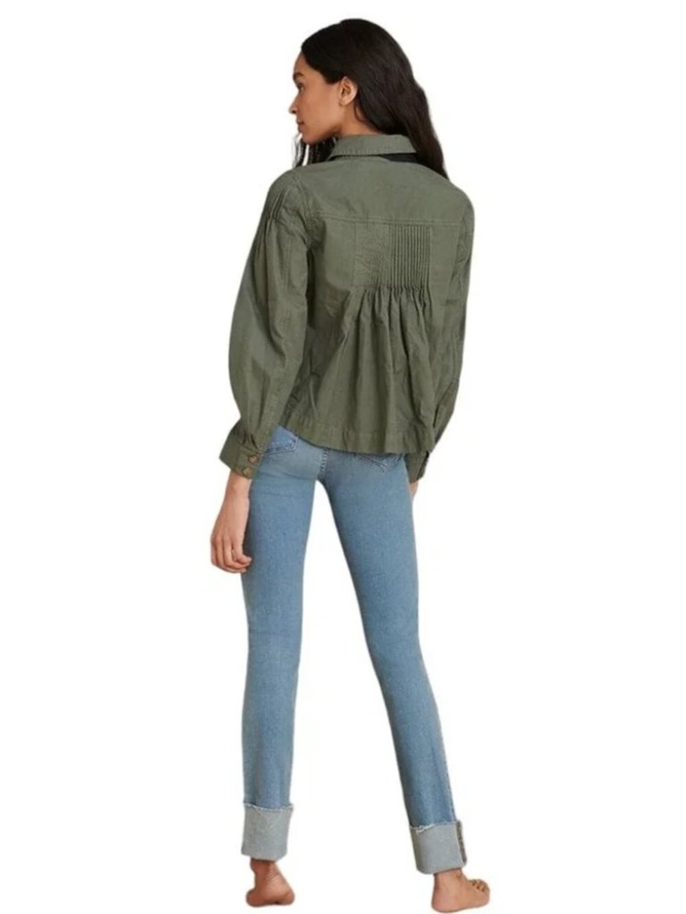 Veronica Beard Weslyn Utility Jacket Army Green size Small - Picture 14 of 16